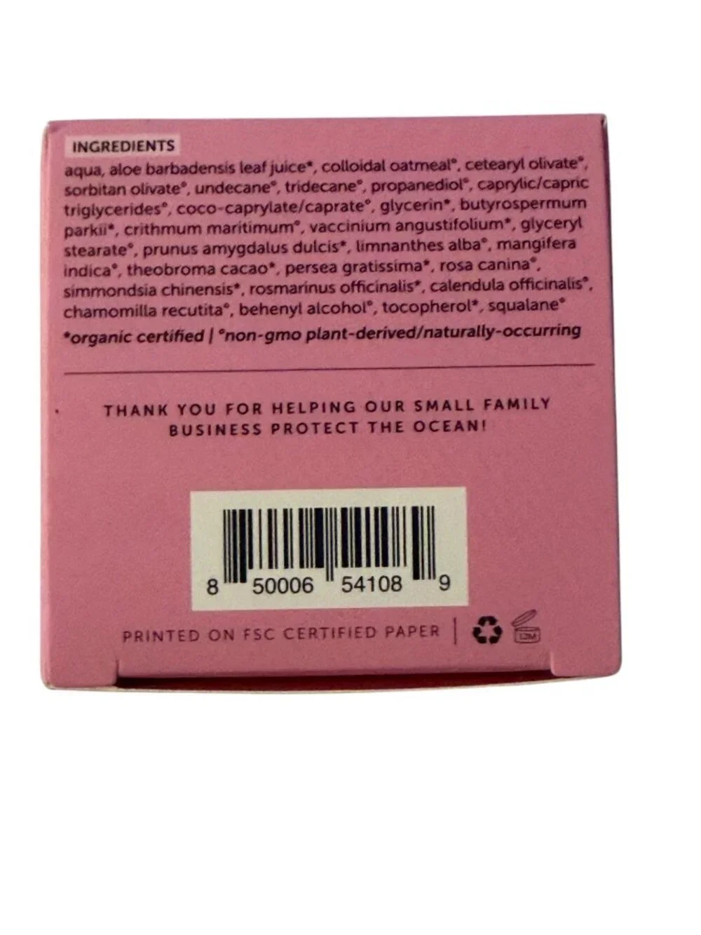 Earth Harbor Siren Silk Bio-Retinol Hydration Cream 2 oz 60 mL Sea Retinol Collo